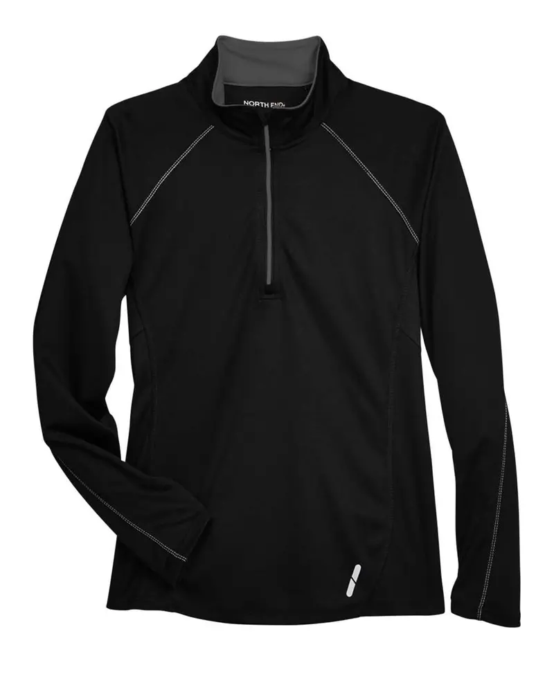 North End Women'S Radar Performance Top – Soft Fleece, Zip-Neck Long Sleeve 1
