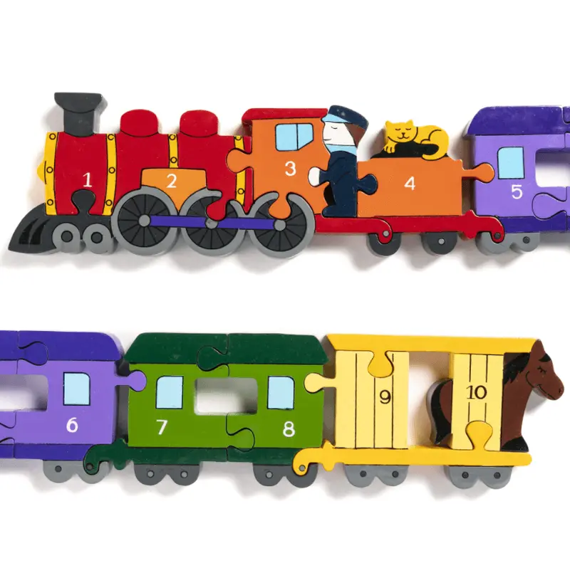 Number Train: Counting And Sequencing Jigsaw Puzzle 1