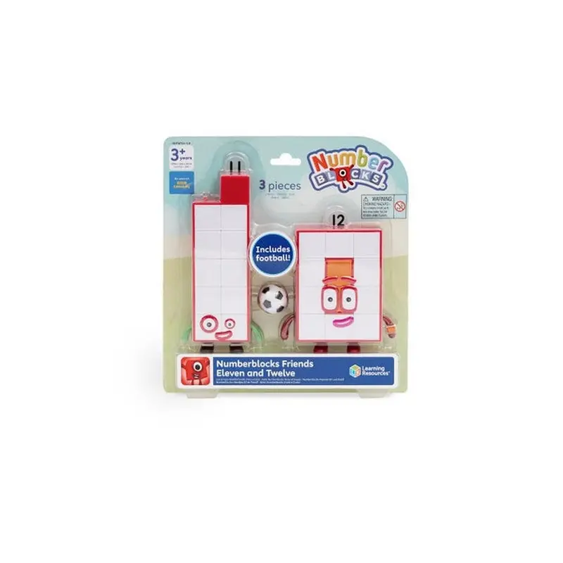 Numberblocks Figures: Eleven & Twelve Collectible Learning Toys 1