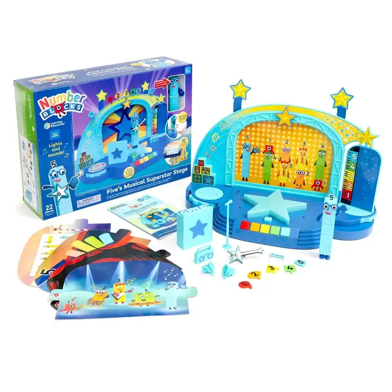 Numberblocks Five’S Musical Superstar Stage – Interactive Learning Toy 1