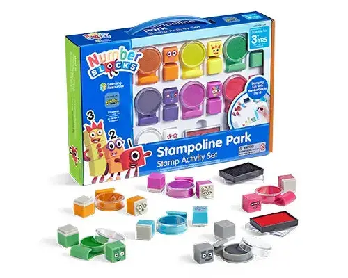 Numberblocks Stampoline Park Activity Set – Stamp-And-Learn Creative Kit 1