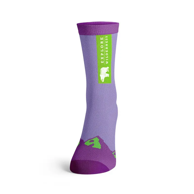 Odor-Resistant Jacquard Socks With Antimicrobial Finish 1