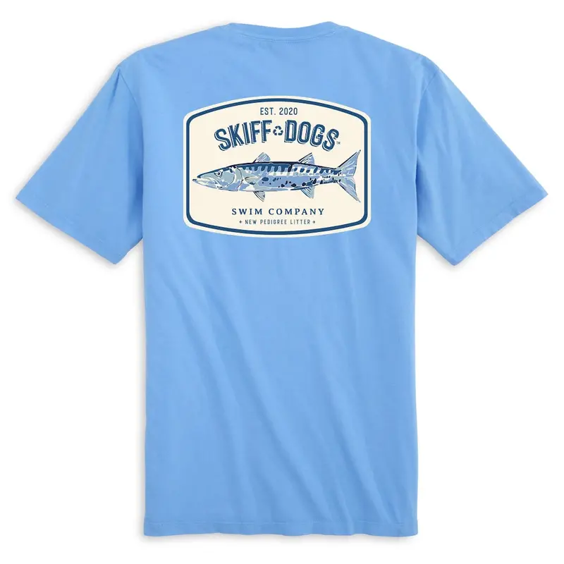 Ohh Barracuda Azure Pocket T-Shirt 1