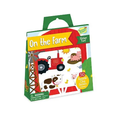On The Farm Sticker Fun – Reusable Activity Book With Adhesive Stickers 1