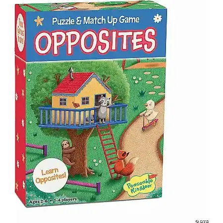 Opposites Match-Up – Vocabulary-Building Puzzle & Memory Game 1