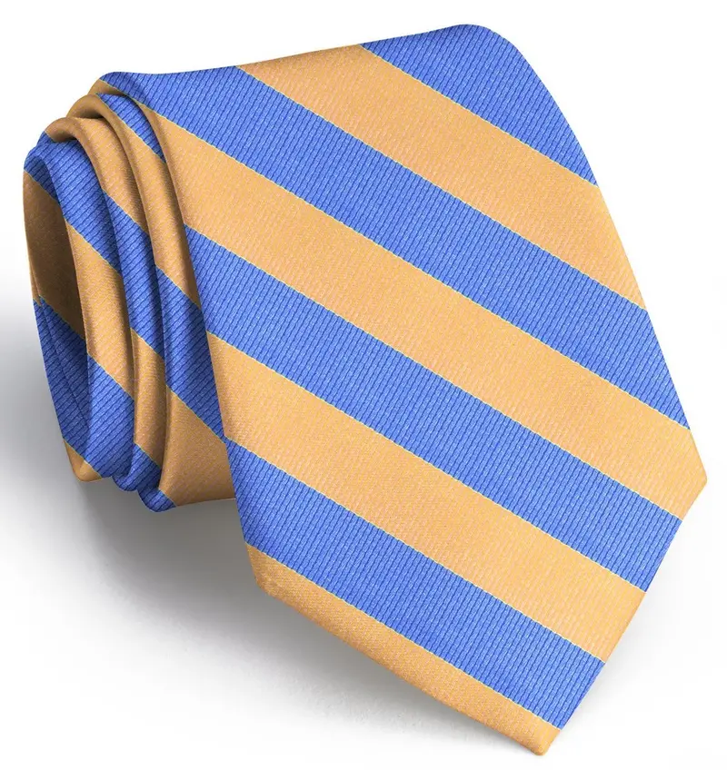 Orange And Blue Kapalua Boys Tie – Vibrant Tropical-Inspired Neckwear 1