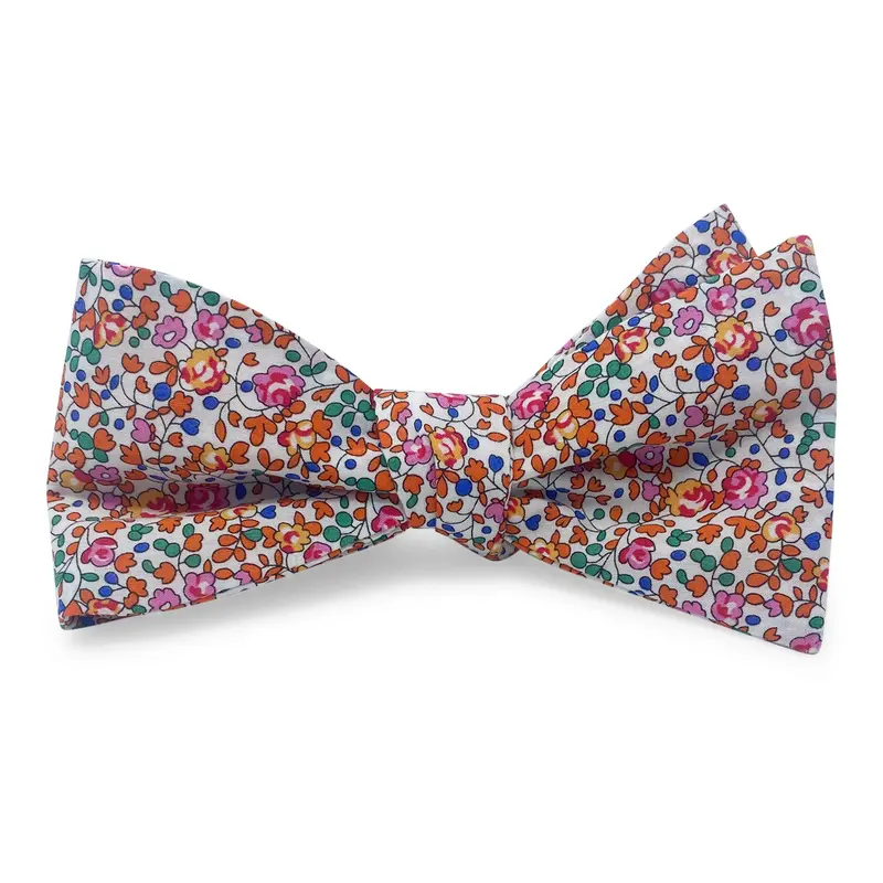 Orange Liberty Deanery Hair Bow 1