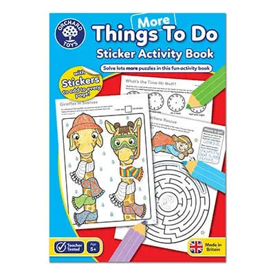 Orchard Toys More Things To Do Coloring Workbook 1