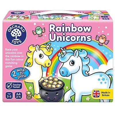 Orchard Toys Rainbow Unicorns Matching And Strategy Game 1
