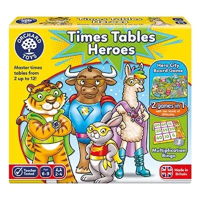 Orchard Toys Times Tables Heroes Multiplication Adventure Game 1