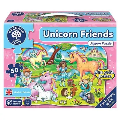 Orchard Toys Unicorn Friends 50-Piece Jigsaw Puzzle 1