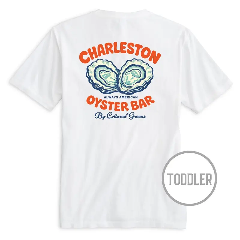 Oyster Bar Toddler Tee – Crisp White Short Sleeve 1