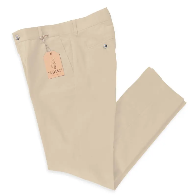 Oyster Khakis – Subtle Gray-Beige Lowcountry Cotton Pants 1