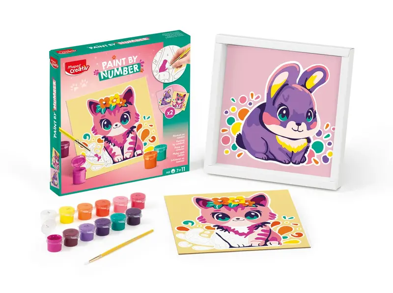 Paint By Numbers Art Kit For Kids And Beginners 1