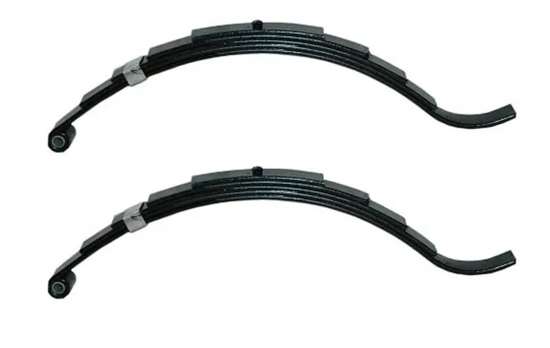 Pair Of 5-Leaf Slipper Springs Rated For 1,250 Lb Per Spring 1