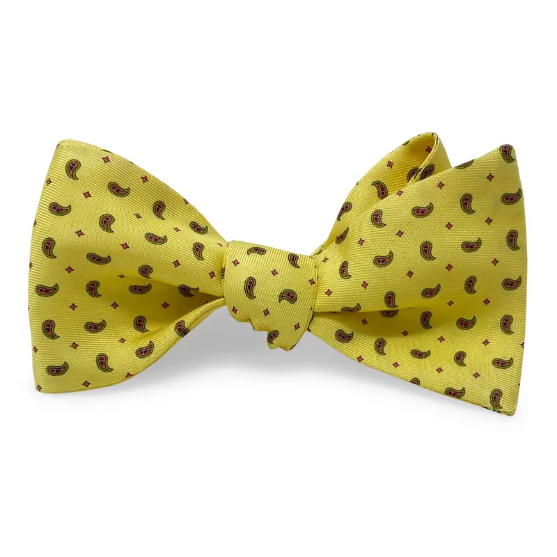 Palmetto Bluff Yellow Bow Clip 1