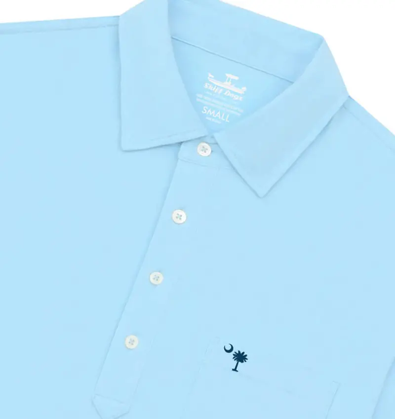 Palmetto Moon Tidal Upcycled Surf Polo 1
