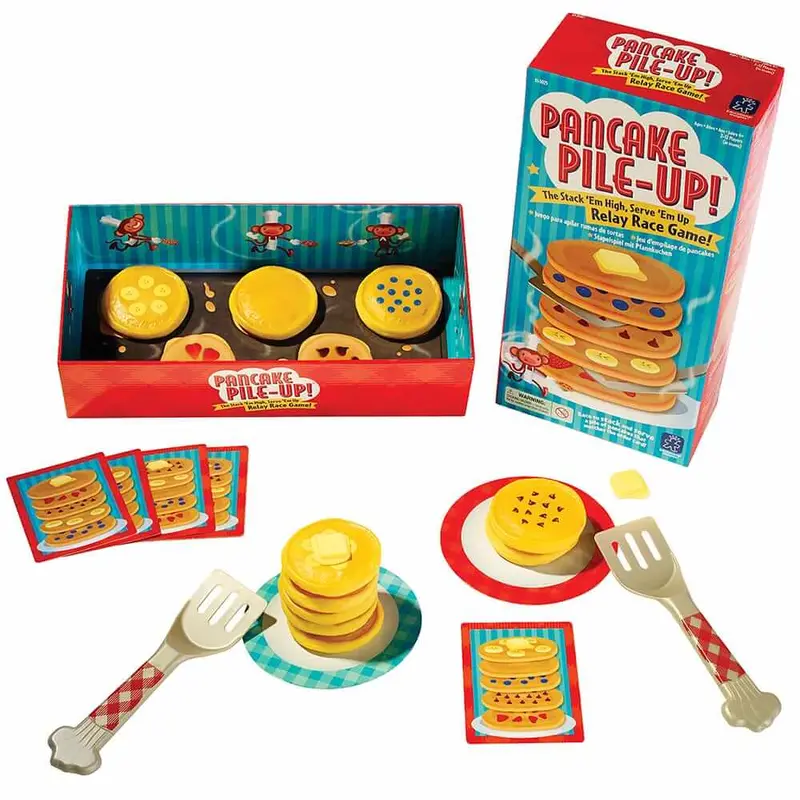 Pancake Pile-Up! – Cooperative Matching & Relay Challenge Game 1