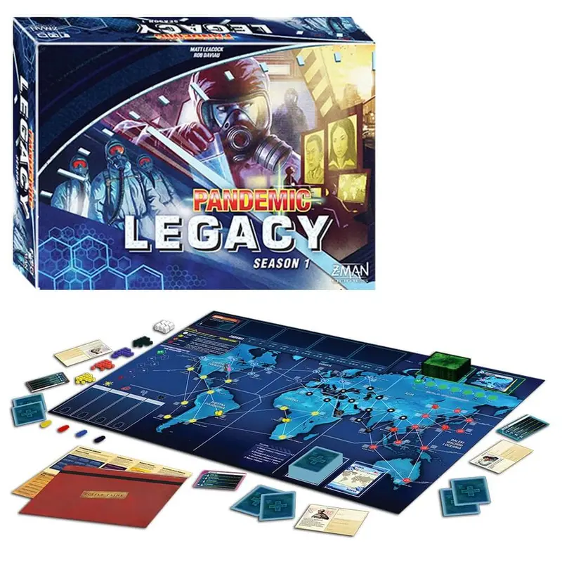 Pandemic Legacy: Season 1 (Blue Edition) – Cooperative Campaign Board Game 1