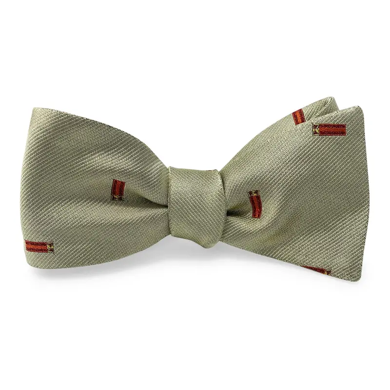 Parchment Shotgun Shells Bow Hair Clip 1