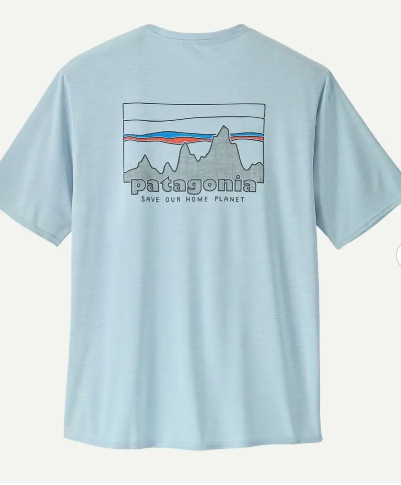Patagonia Men’S Cap Cool Short-Sleeve Graphic Shirt – Eco-Friendly Cotton