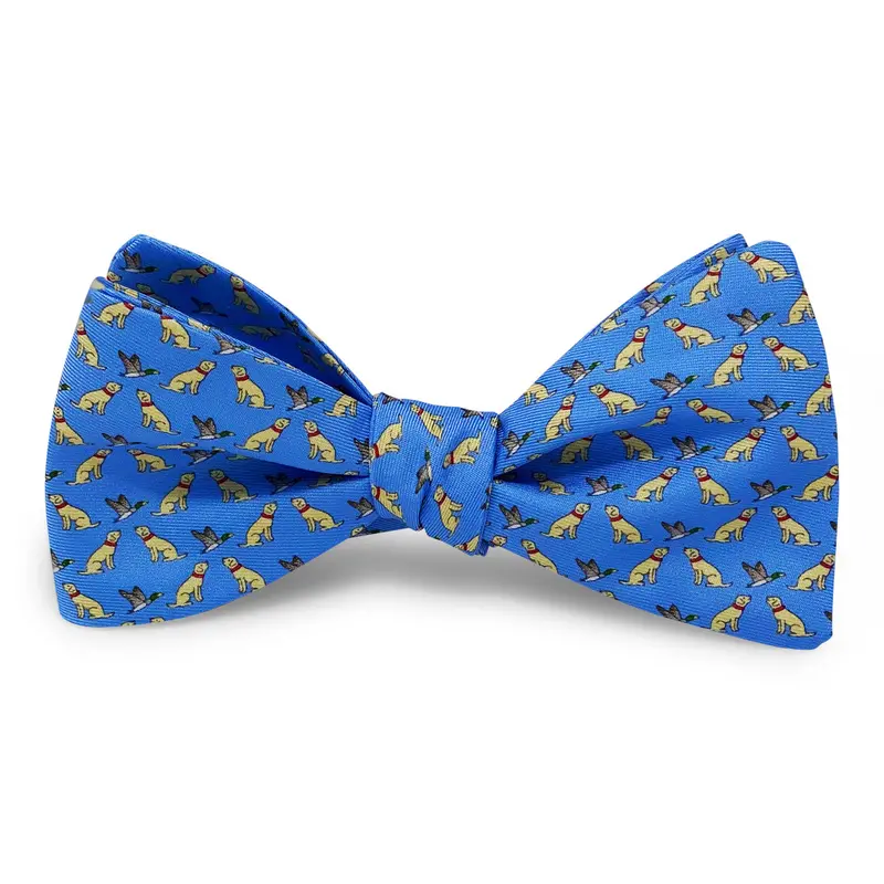 Patience Minimalist Bow Tie In Navy Blue 1