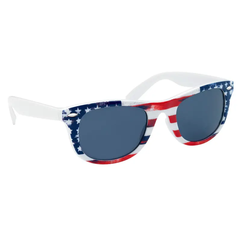 Patriotic Malibu Sunglasses – Red, White & Blue Edition 1