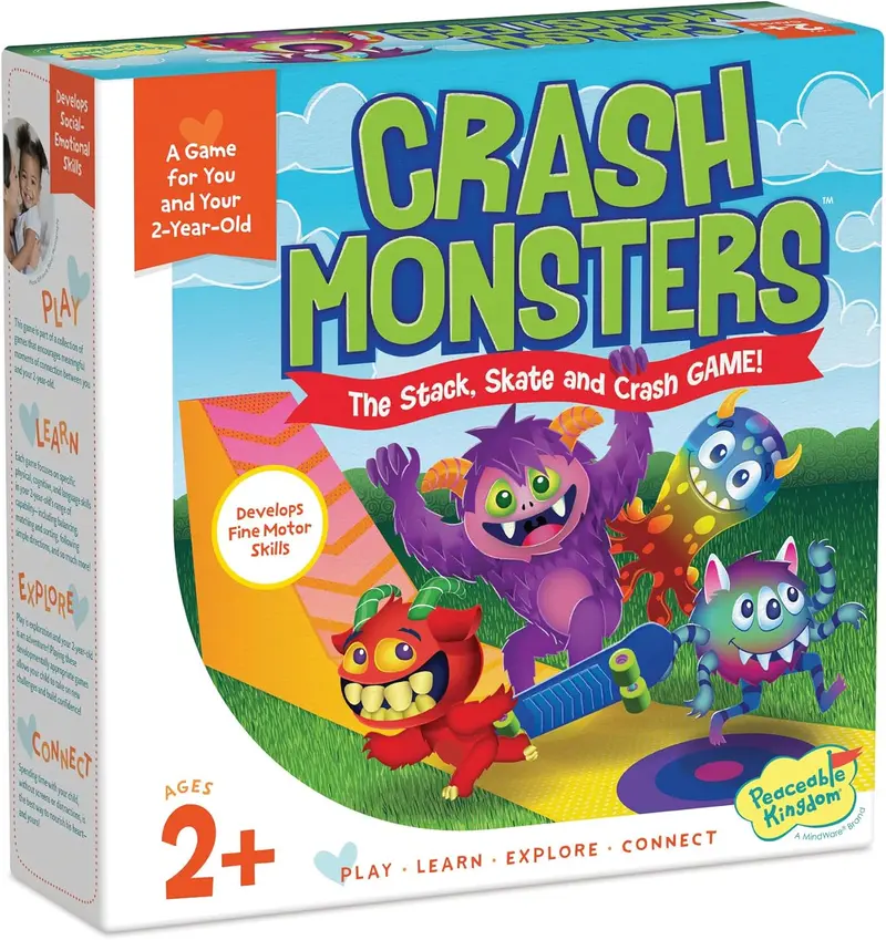 Peaceable Kingdom Crash Monsters – Cooperative Dexterity Game For Families 1
