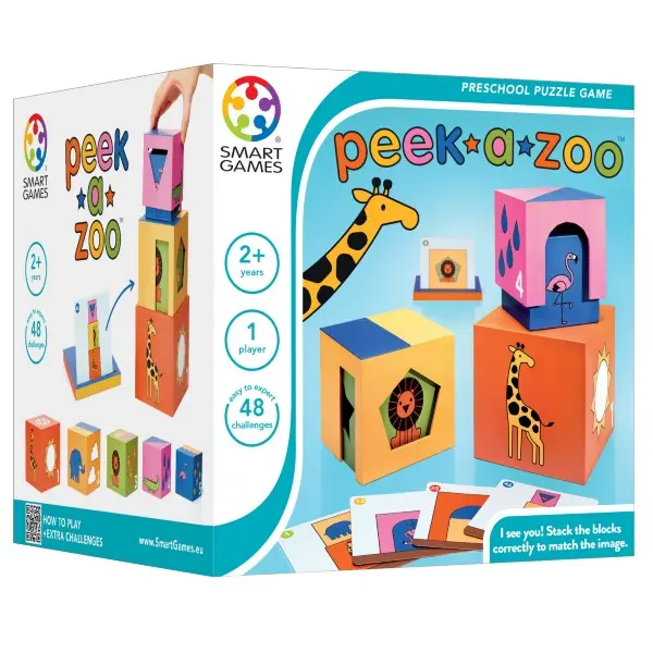 Peek-A-Zoo – Smartgames Early Learning Animal Puzzle 1