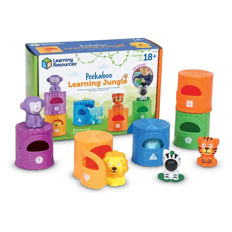 Peekaboo Jungle: Early Learning Lift-The-Flap Book 1