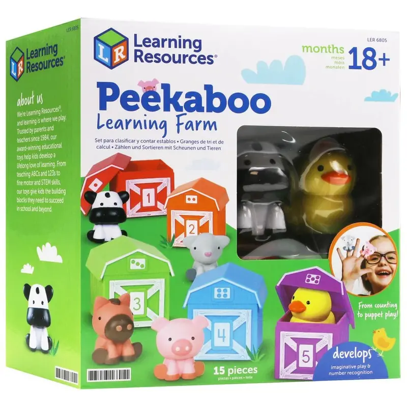 Peekaboo Learning Farm – Interactive Animal Sound Toy 1