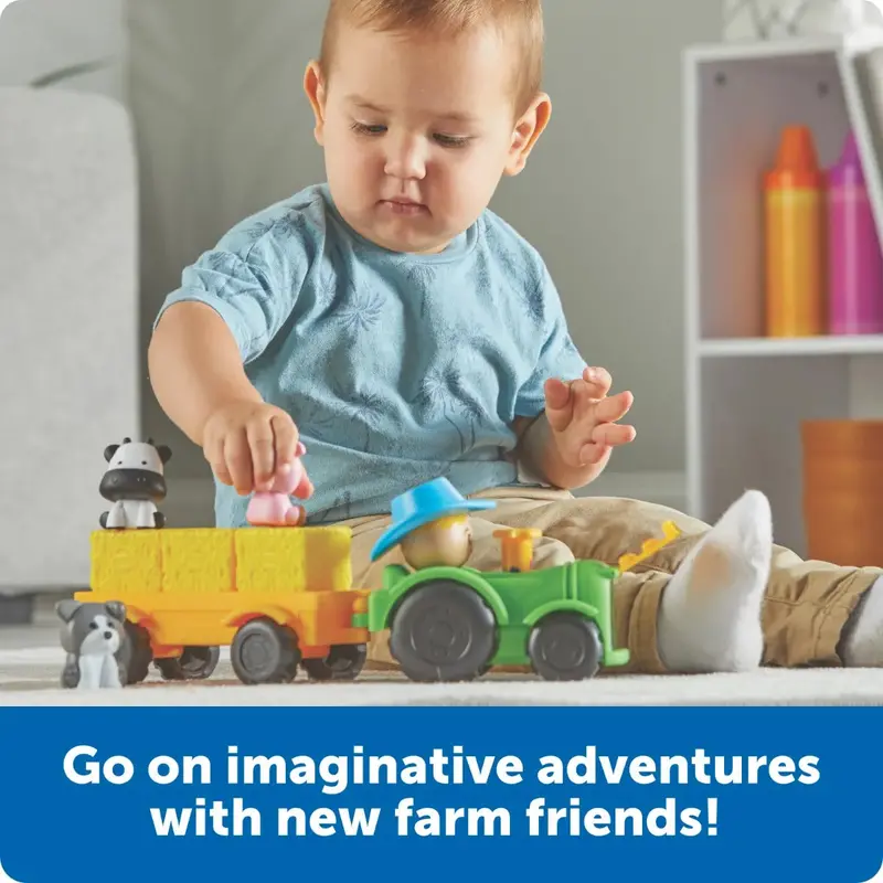 Peeksville Haul & Seek Tractor Toy 1