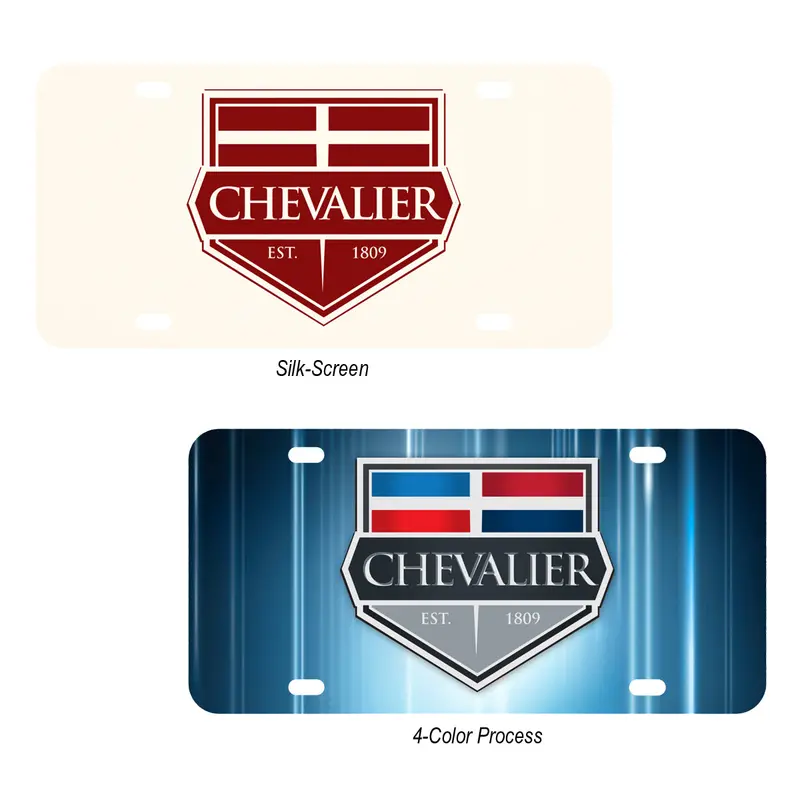 Personalized 0.035-Inch Thin License Plate 1