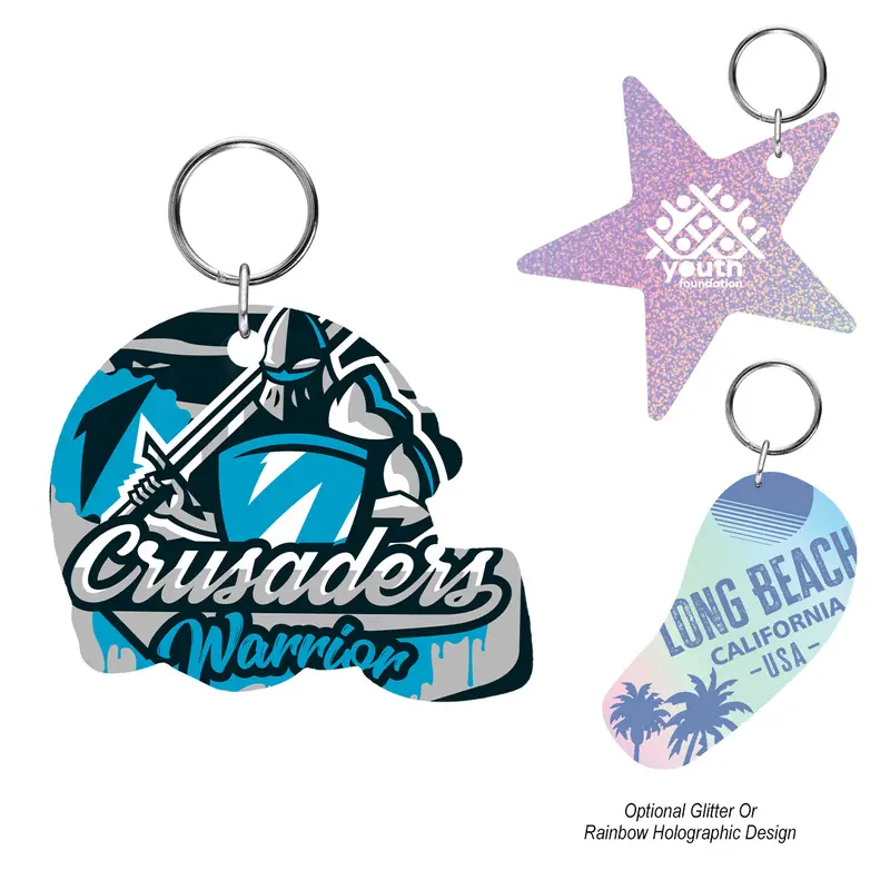 Personalized 6-Inch Acrylic Keychain – Bespoke Shape Option 1