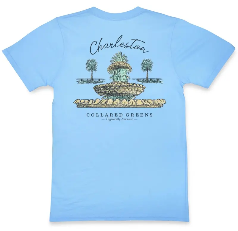 Pineapple Fountain Carolina Short-Sleeve T-Shirt 1