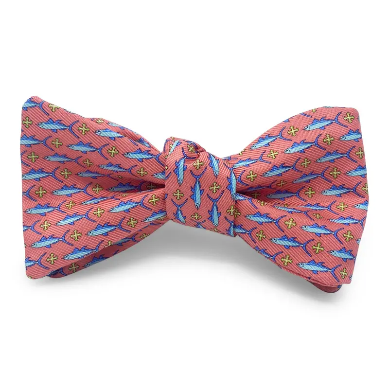 Pink Holy Mackerel Nautical Hair Bow 1
