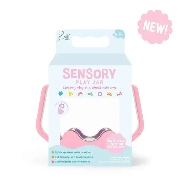 Pink Sensory Play Jar – Calming Visual Discovery Tool 1