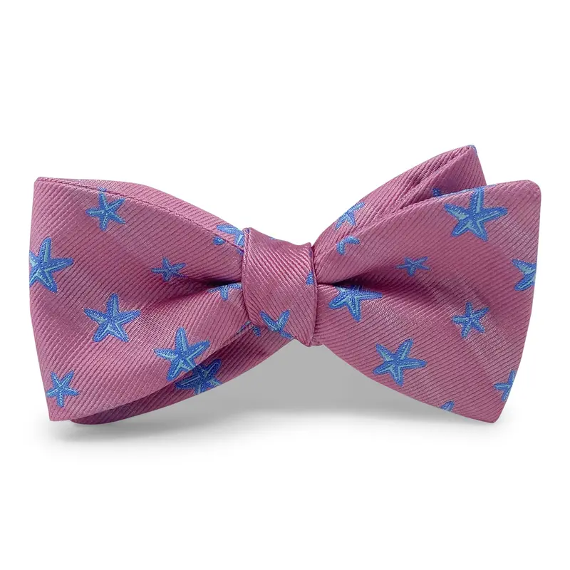 Pink Starfish Bow Tie 1