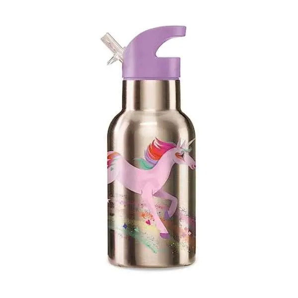 Pink Unicorn Stainless Steel Insulated Bottle – Hot & Cold Thermal Tumbler 1