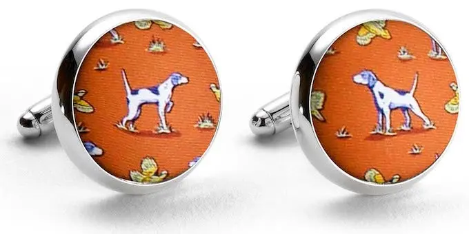 Point And Shoot Orange Cufflinks 1
