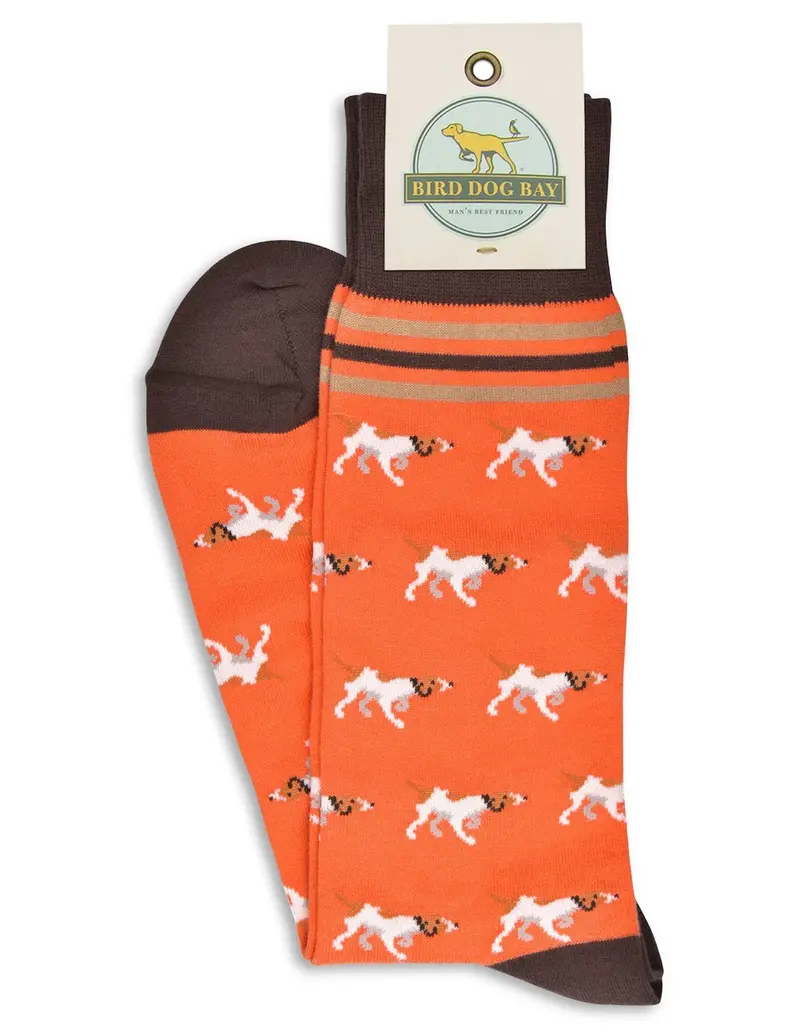 Pointer Parade Orange Hunting Socks 1