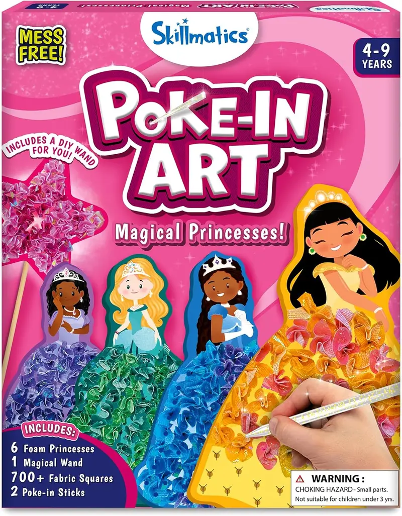 Poke-In Art: Magical Princesses Activity Book 1