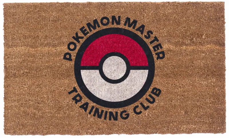 Pokemon Master Club Fan Mat – Vibrant Vinyl-Coir Entrance Rug 1