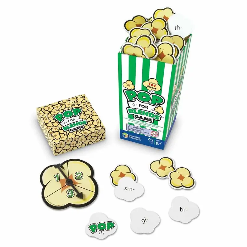 Pop For Blends – Phonics Card Game For Early Readers 1