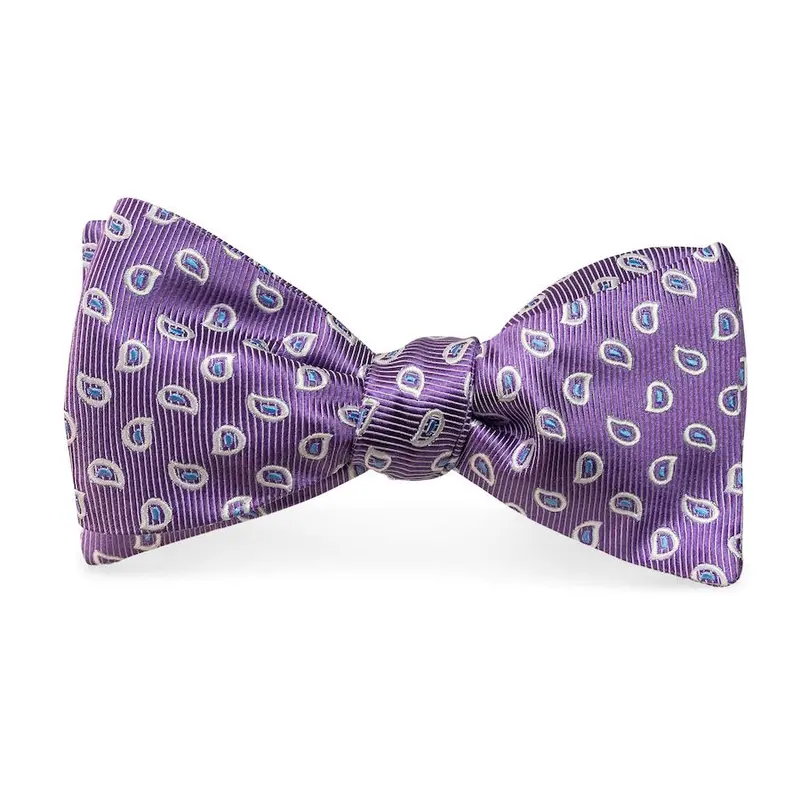 Premiere Paisley Violet Bow Tie 1