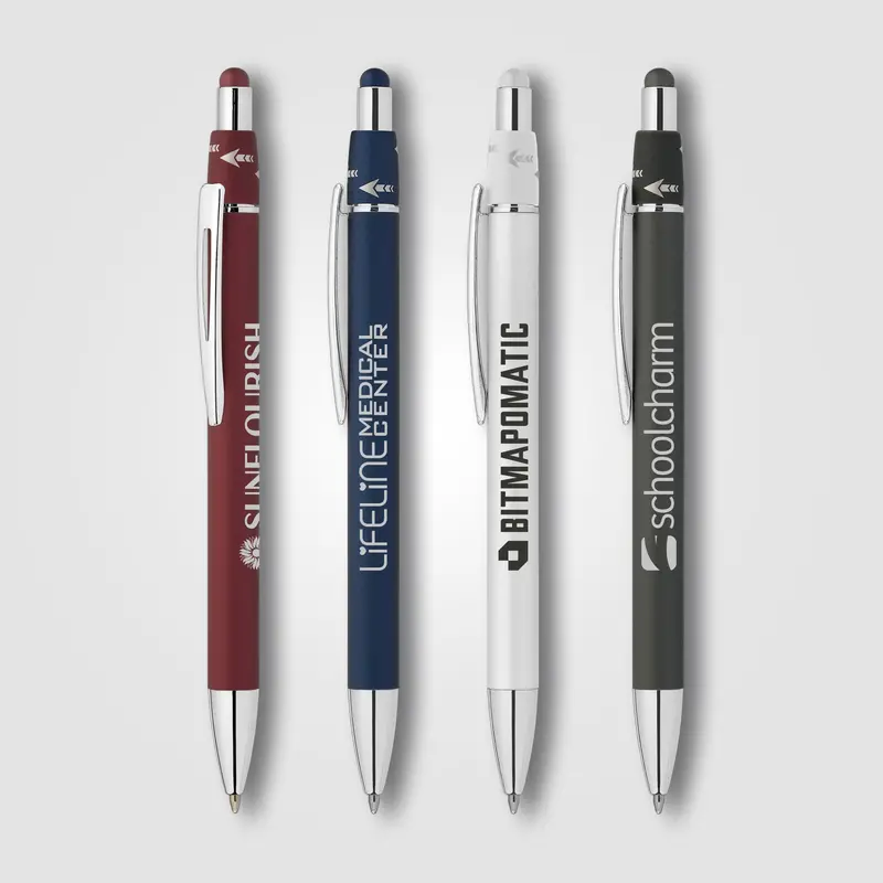Premium Metal Spinner Pen With Dual-Use Stylus Tip 1