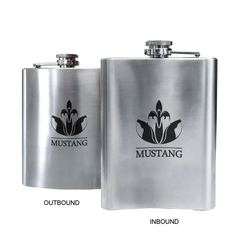 Premium Stainless Steel Hip Flask With Screw-Top Cap 1