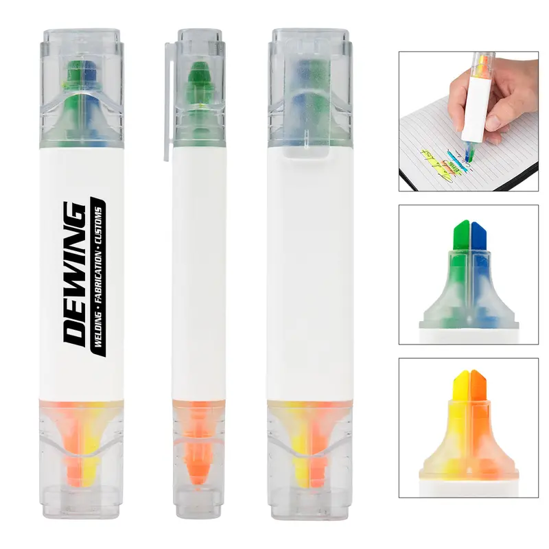 Quad Multi-Color Highlighter – Ergonomic Grip, Quick-Dry Ink 1