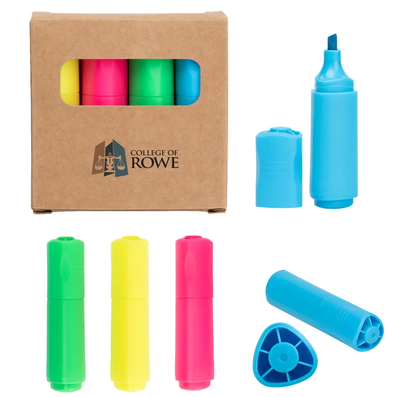 Quadruple-Function Mini Highlighter Kit For Notes And Planning 1