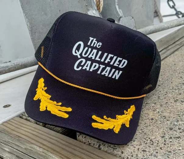Qualified Captain Foam-Front Trucker Hat 1